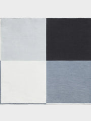 Black Quad Pocket Square